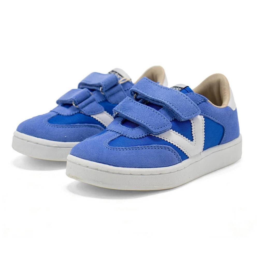NEW VICTORIA boy's milas sneakers in azul